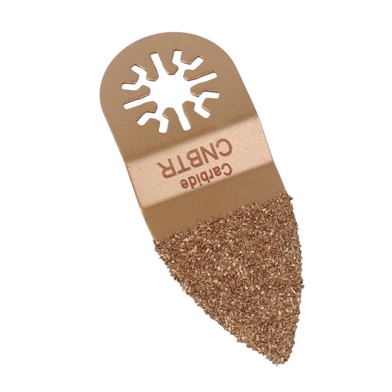 CNBTR 5Pcs Universal Carbide Oscillating Finger Sanding Pad for Oscillating Tool for Grinding Stone - Image 2